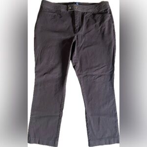 Chaps Brown Straight Leg Pants. Excellent condition. Size 16P